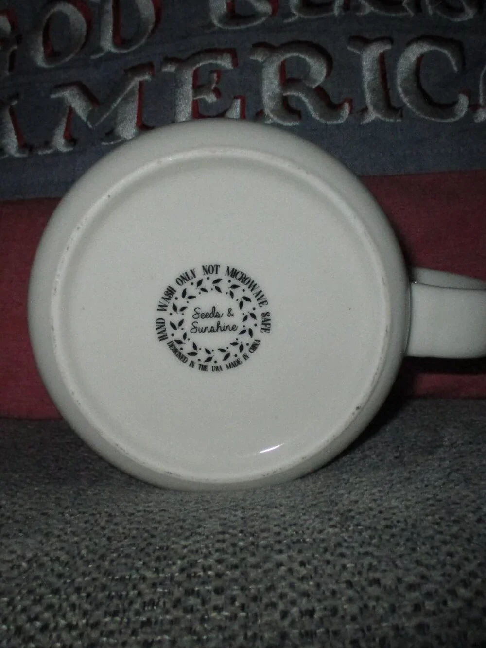 Seeds & Sunshine  Butterfly Mug